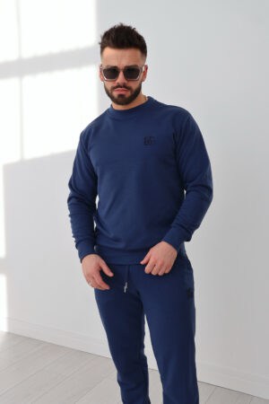 Bluza męska BG Basic | granat