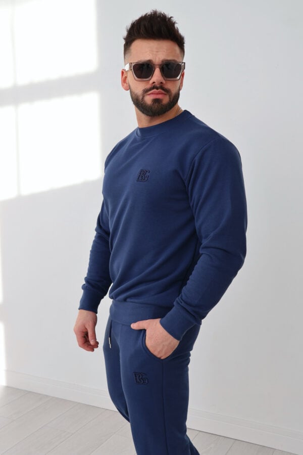 Bluza męska BG Basic | granat