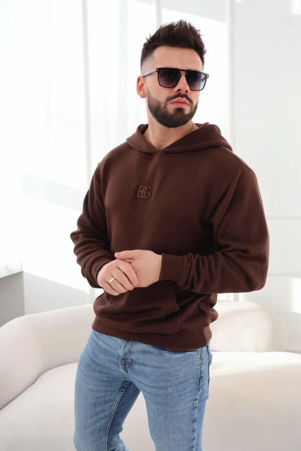 Bluza męska BG Ozzy | gorzka czekolada