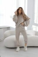 Komplet damski BG Opium | beż