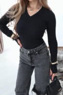 Body damskie BG Lick | czarny