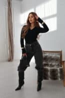 Body damskie BG Lick | czarny