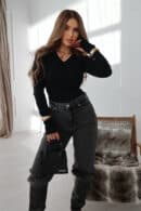 Body damskie BG Lick | czarny