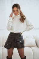 Sweter damski BG Gigi | ecru