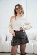 Sweter damski BG Gigi | jasny beż