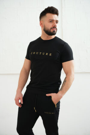 T-Shirt męski BG Fito | czarny