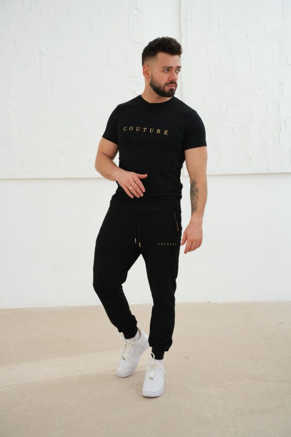 T-Shirt męski BG Fito | czarny