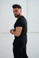 T-Shirt męski BG Fito | czarny