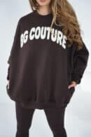 Bluza damska BG Heya | gorzka czekolada