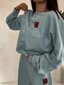 Bluza DEJW - szałwiowa