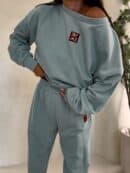 Bluza DEJW - szałwiowa