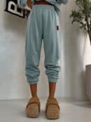 Spodnie DEJW – szałwiowe