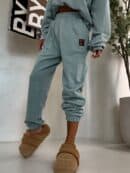 Spodnie DEJW – szałwiowe