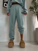 Spodnie DEJW – szałwiowe