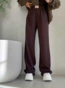 Spodnie SEVEN – czekoladowe