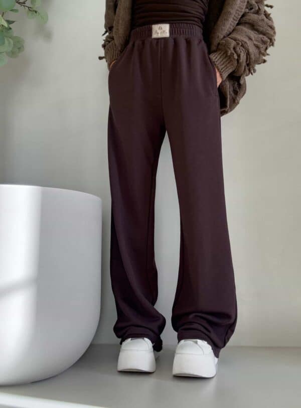 Spodnie SEVEN – czekoladowe