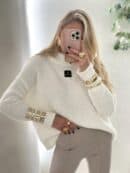 Sweter BUCLA – ecru