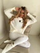 Sweter BUCLA – ecru