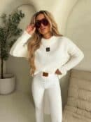 Sweter BUCLA – ecru