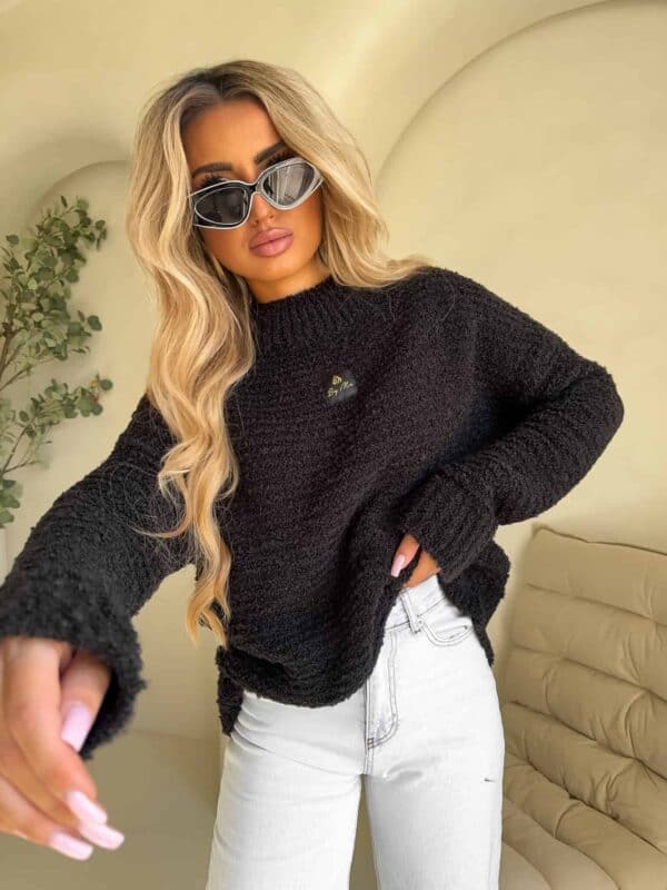 Sweter BUCLA – czarny