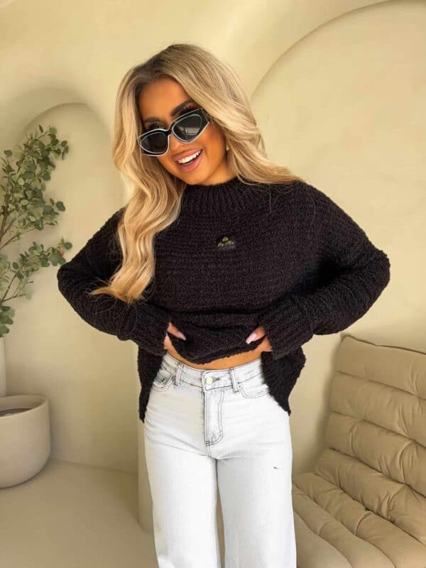 Sweter BUCLA – czarny