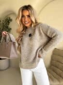 Sweter BUCLA – beżowy