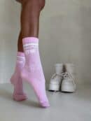 Skarpetki STRIPES – różowo-białe