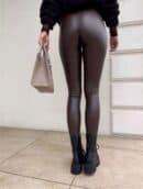 Legginsy LEATHER - mleczna czekolada Legginsy LEATHER - mleczna czekolada