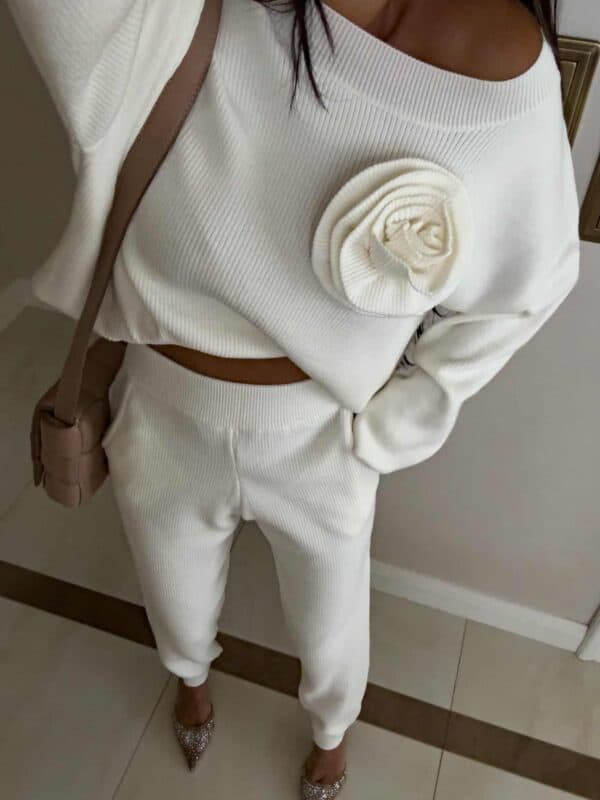 Komplet DELANI LONG – ecru