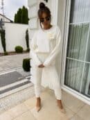 Komplet DELANI LONG – ecru