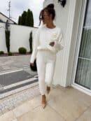 Komplet DELANI LONG – ecru