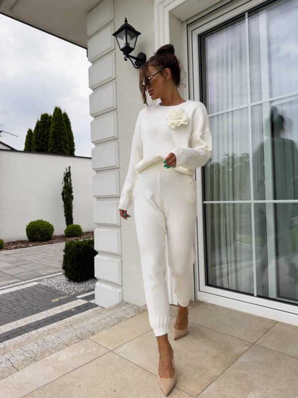 Komplet DELANI LONG – ecru