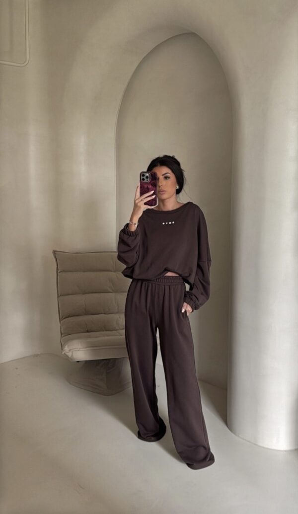 Komplet SYDNEY - czekoladowy