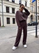 Komplet SYDNEY - czekoladowy