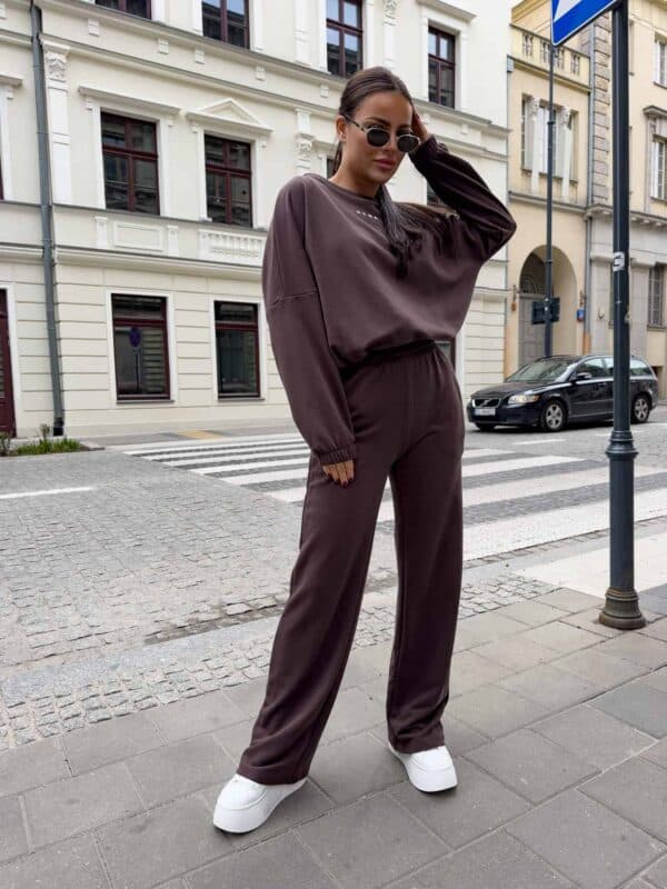 Komplet SYDNEY - czekoladowy