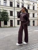 Komplet SYDNEY - czekoladowy