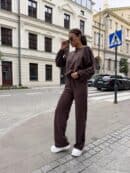 Komplet SYDNEY - czekoladowy