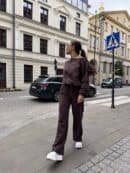 Komplet SYDNEY - czekoladowy