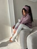 Sweter golf INKO - ametyst