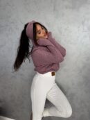 Sweter golf INKO - ametyst