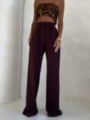 Spodnie SIMPLE - czekoladowe