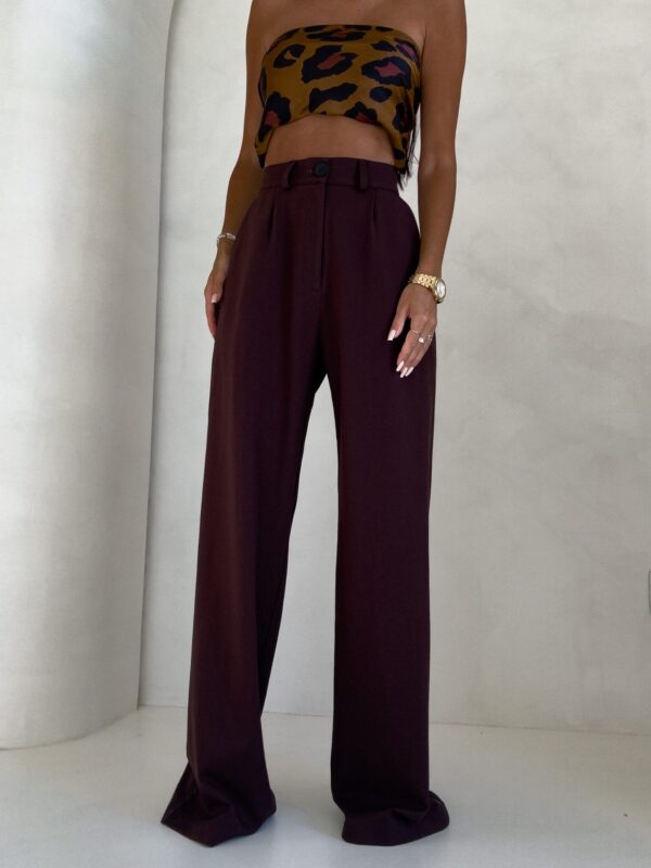 Spodnie SIMPLE - czekoladowe