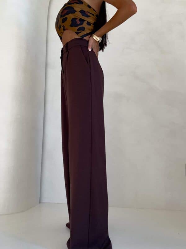 Spodnie SIMPLE - czekoladowe