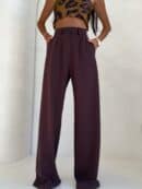 Spodnie SIMPLE - czekoladowe