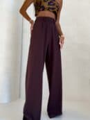 Spodnie SIMPLE - czekoladowe