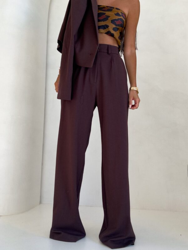 Spodnie SIMPLE - czekoladowe