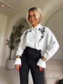 Koszula CHARLOTTE - ecru