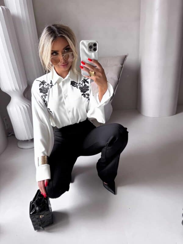 Koszula CHARLOTTE - ecru