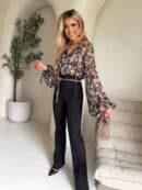 Bluzka LISBONA - flowers