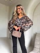 Bluzka LISBONA - flowers